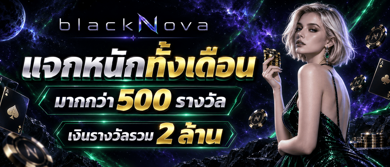 แจกหนักทั้งเดือนมูลค่ามากกว่า 500 รางวัล เงินรางวัลรวม 2 ล้าน
